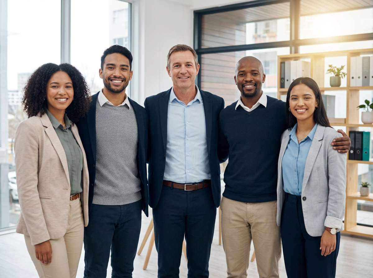 Team working together at Mellman & Perdue CPAs